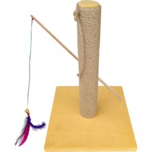 Feyza Design Kedi Tırmalama ve Oltası, Eğlenceli ve Güvenli Oyuncak Seti