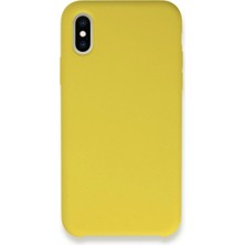 LTG Nova Iphone Xs Kılıf Lansman Legant Silikon - Sarı