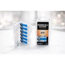 Duracell Activair 675 Işitme Cihazı Pili Easytab – Zinc Air – 6’lı Paket