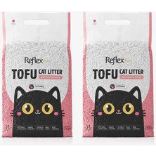 Reflex Tofu Bebek Pudrası Kokulu Kedi Kumu 2 x 7 Lt
