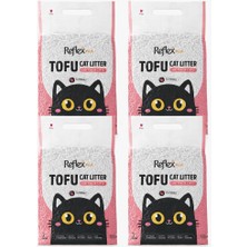 Reflex Tofu Bebek Pudrası Kokulu Kedi Kumu 4 x 7 Lt