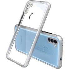 LTG Nova Galaxy A11 Kılıf Miami Şeffaf Silikon - Şeffaf