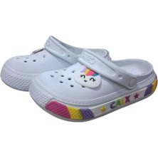 Benitto Kids Calx Kız Çocuk Figürlü Kaydırmaz Taban Terlik Sandalet BNT7030