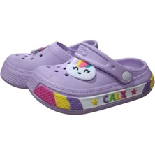 Benitto Kids Calx Kız Çocuk Figürlü Kaydırmaz Taban Terlik Sandalet BNT7030