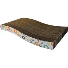 Feyza Design Doğal Kedi Otlu Tırmalama Kartonu 43 Cm, Sağlıklı ve Eğlenceli Tırmalama