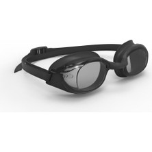 PremiumPort Yüzücü Gözlüğü, Standart Boy, Siyah ve Füme Camlar