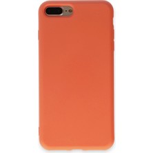 LTG Nova Iphone 7 Kılıf Nano Içi Kadife Silikon - Turuncu