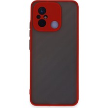 LTG Nova Redmi 12C Kılıf Montreal Silikon Kapak - Kırmızı