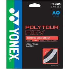PremiumPort Poly Tour Rev 1.25 12M Beyaz Tenis Kordajı, Yüksek Performans ve Dayanıklılık