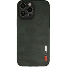 LTG Nova Iphone 13 Kılıf Loop Deri Silikon - Yeşil