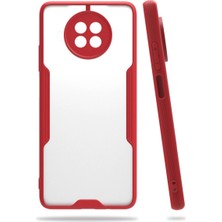 LTG Nova Mi 10T Lite Kılıf Platin Silikon - Kırmızı