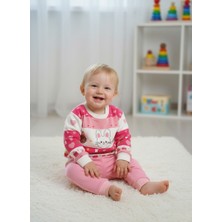 Buufuu Kız Bebek Takım Pamuklu Uzun Kollu Alt Üst
