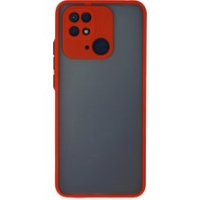 LTG Nova Redmi 10C Kılıf Montreal Silikon Kapak - Kırmızı
