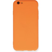 LTG Nova Iphone 6 Kılıf Nano Içi Kadife Silikon - Turuncu