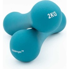 PremiumPort Esnek Neopren Dambıl Seti 2 Kg, Sağlıklı ve Eğlenceli Antrenman