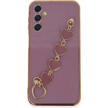 LTG Nova Galaxy A24 4g Kılıf Esila Silikon - Mor