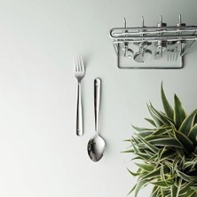 Essentials 18/10 Paslanmaz Çelik Alteo 25 Parça Çatal Kaşık Bıçak Seti 6 Kişilik