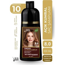 Jaja 8.0 Açık Kumral Beyaz Kapatıcı Şampuan Amonyaksız