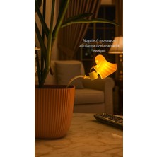 Novatech İnovasyon Bitki Sulayan Hayalet Dekoru Pilli Mum ile Kullanım Saksı Dekoru Ev Dekorasyonu Hediye