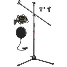 Braventa Collection MS06PAK Mikrofon Standı Shock Mount Pop Filter Set