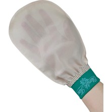 Braventa Collection Otantik Kese Banyo Kesesi, Hamam Kesesi, Duş Kesesi, Vücut Kesesi, Bej Ipek Banyo Kesesi