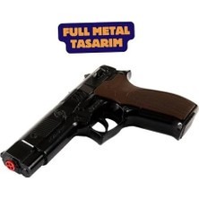 Oyuncak Focus Bang Full Metal Gerçekçi Tasarımlı Tabanca Mantar Mermi (Pistol)