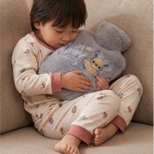 Eco Lounge Stitch Figürlü Gri Peluş Sıcak Su Torbası 1 Litre