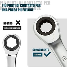 Cırcır Anahtarı 10 Mm, Ingiliz Anahtarı Ingiliz Anahtarı Ingiliz Anahtarı Cr-V Mat Krom Yüzeyli