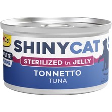 Braventa Collection Gimcat Shinycat Jelly Somon Balıklı Kısır Kedi Maması, 70 Gram