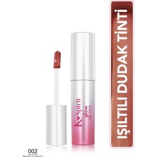 Flormar K-Spirit Glow Lip Tint Yoğun Nemlendirici & Işıltılı Uzun Süre Kalıcı Dudak Tint'i (002 Brown Sugar Veil) 8682536110587
