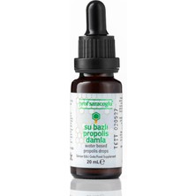 Prof Saracoğlu Prof Saraçoğlu Su Bazlı Propolis Damla Takviye Edici Gıda 20 ml Türkiye Menşeli Aromasız