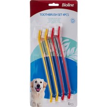 Braventa Collection Bioline Iki Uçlu Köpek Diş Fırçası 4 Lü Set