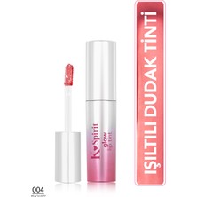 Flormar K-Spirit Glow Lip Tint Yoğun Nemlendirici & Işıltılı Uzun Süre Kalıcı Dudak Tint'i (004 Peach Fizz) 8682536110600