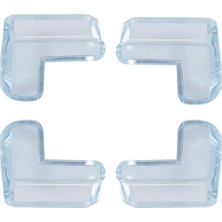 Braventa Collection 4’lü Şeffaf Köşe Koruyucu Seti – Bebek ve Çocuk Güvenliği Için Masa, Sehpa ve Mobilya Köşe Koruyucu