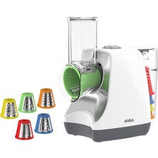 Braventa Collection SHB-7506 Otomatik Sebze Doğrayıcı ve Dilimleyici - Paslanmaz Bıçaklı, Yardımcısı