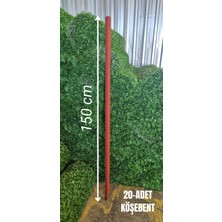 Ör-As Tel Örgü Köşebent Demir Sivri Antipaslı-( 30 x 30 ) -3mm 150 Cmyükseklik (20-Adet)