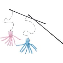 Braventa Collection Kedi Oltası, Zilli, Peluş Ahtapot,