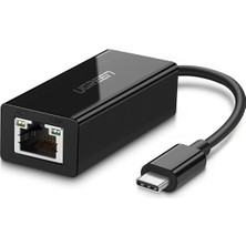 Braventa Collection Type-C Ethernet Adaptörü, Siyah