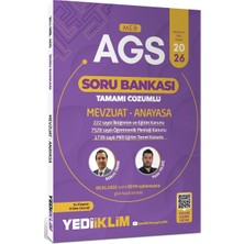 Yediiklim Yayınları Yediiklim 2026 Meb Ags Mevzuat ve Anayasa Tamamı Çözümlü Soru Bankası
