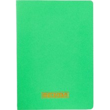 Braventa Collection Notes 17X24 cm Karton Kapaklı Iplik Dikişli Defter, 32 Yaprak, Düz, Yaprak Yeşili