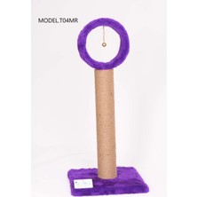 Feyza Design Mor Cat Hause T04 Çemberli Kedi Tırmalama 76 Cm, Dayanıklı ve Şık Tasarım