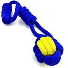 Braventa Collection Tasma Market Ekstra Düğümlü Güçlendirilmiş Diş Ipli Köpek Stres Topu Oyuncağı