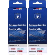 Braventa Collection 2'li Paket Temizlik Tableti, Kahve Otomatları Için, Termo Sürahiler TCZ6001 2 x 10 Tablet