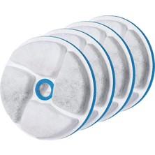 Braventa Collection Bolivia's Kedi Su Çeşmesi Filtresi, 4'lü Paket Aktif Karbonlu Evcil Hayvan Su Çeşmesi Filtre Yedekle