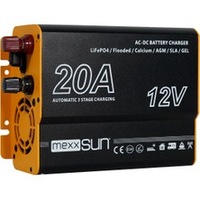 Mexxsun Ac-Dc Akü Şarj Cihazı 12V-20A