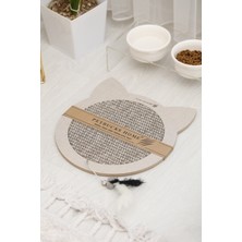 Feyza Design Doğal Sisal Kedi Tırmalama Matı ve Oyuncaklı Catnipli Eğlence