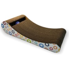 Feyza Design Karton Tırmalama Platformu 44X10X21 Cm, Evcil Hayvanlar Için Eğlence