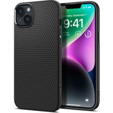Braventa Collection Spigen iPhone 14 Plus ile Uyumlu Kılıf Liquid Air Matte Black - ACS04891