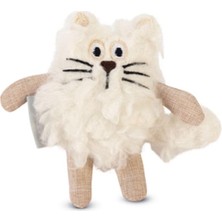 Braventa Collection Kedi Oyuncağı, Kedi, Peluş, Beyaz, 15X10X3CM