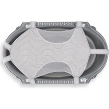 Braventa Collection Katlanır Küvet Havlu Banyo Filesi, Gri